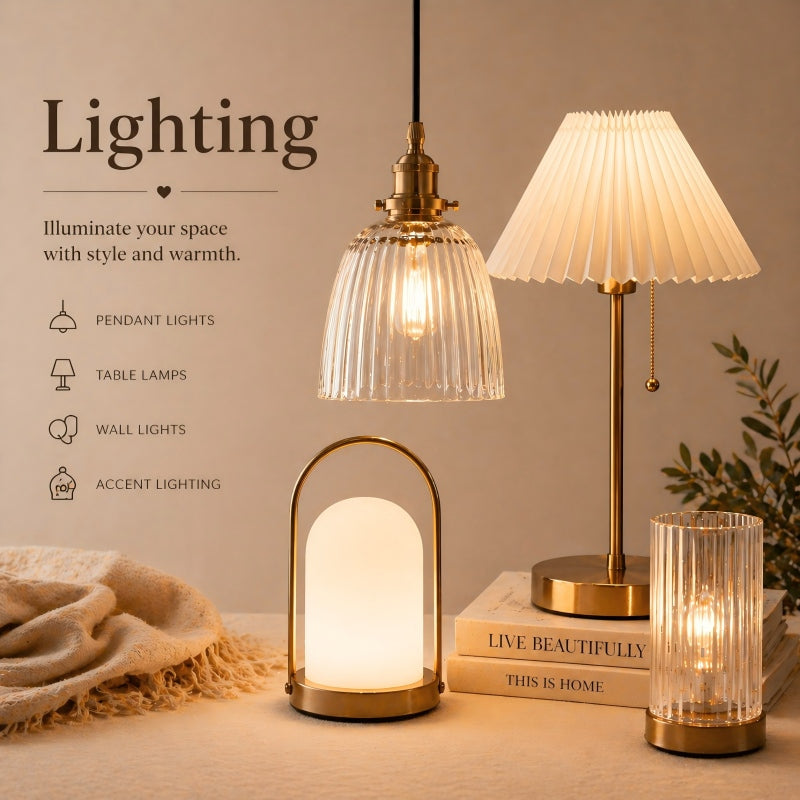  Lighting – Warm Glow for Every Room，the all sundry