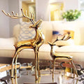 Luxury Gold Deer Sculpture Decorative Ornament Set
